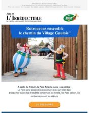 e-mailing - Parc Astérix - 06/2020