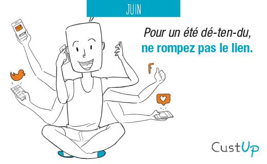 custup calendrier juin