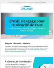 e-mailing - Marketing marque - Institutionnel - Marketing relationnel - Newsletter - Remerciements - Engie - 02/2024