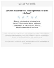 e-mailing - Enquêtes Clients - NPS / Avis clients - Interflora - 06/2020