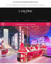 e-mailing - Marketing relationnel - Evénement - Lancôme - 07/2020