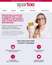 e-mailing - Marketing marque - Communication Produits - Nouveaux produits - Communication Services - Nouveaux Services - Spartoo - 07/2020