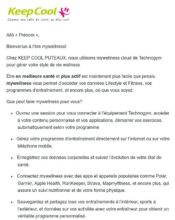 e-mailing - Marketing marque - Communication Services - Nouveaux Services - Keep Cool - 06/2020