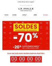 e-mailing - La Halle - 07/2020