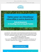 e-mailing - Marketing fidélisation - Up sell - cross sell - Engie - 03/2021