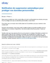 e-mailing - Marketing relationnel - Données clients / RGPD - Marketing Acquisition - Relance inactifs - Transactionnels - Ebay - 03/2021