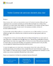 e-mailing - Transactionnels - Rappel CGV / SAV / Garantie - Microsoft - 04/2021