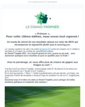 e-mailing - Marketing Acquisition - Parrainage - Le Grand Trophée - 04/2021