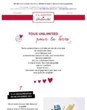 e-mailing - Marketing marque - Communication Produits - Nouveaux produits - Marketing relationnel - Newsletter - Clarins - 04/2021