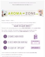 e-mailing - Aroma-Zone - 04/2021