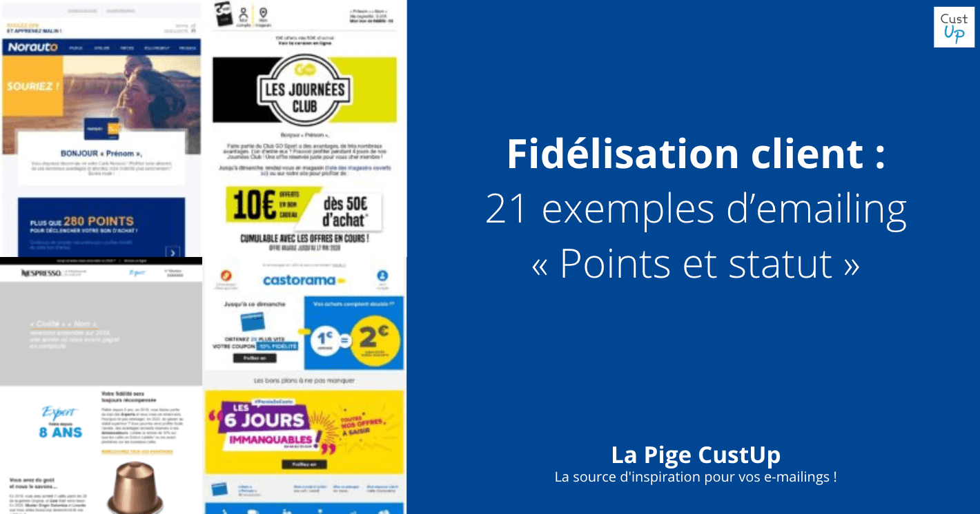 exemple emailing programme de fidélité