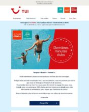 - Marketing Acquisition - Relance inactifs - TUI - 01/2022