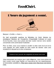 - Enquêtes Clients - NPS / Avis clients - FoodChéri - 08/2022