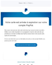 e-mailing - Service Clients - Mise à jour coordonnées bancaires - Paypal - 07/2021