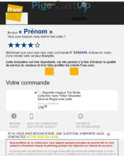 e-mailing - Enquêtes Clients - NPS / Avis clients - Fnac - 07/2021
