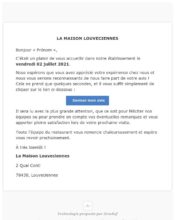 e-mailing - Enquêtes Clients - NPS / Avis clients - Maison Louveciennes - 07/2021
