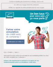 e-mailing - Collecte de données - Acquisition de leads - Maaf - 10/2022