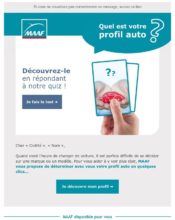 e-mailing - Enquêtes Clients - Consultation client - Maaf - 08/2021