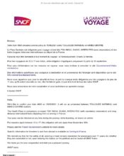 e-mailing - Transactionnels - Confirmation Mise à disposition du service - SNCF - 08/2021