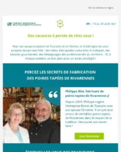 e-mailing - Marketing Acquisition - Jeu promo - Marketing relationnel - Newsletter - Crédit Agricole - 08/2021