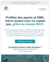 e-mailing - Marketing marque - Communication Services - Nouveaux Services - Marketing relationnel - Newsletter - Bouygues Télécom - 08/2021