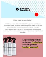 e-mailing - Marketing relationnel - Newsletter - Kiss Kiss Bank Bank - 05/2022