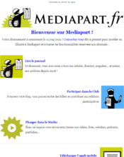 e-mailing - Marketing relationnel - Bienvenue - Welcome - Mediapart - 10/2023