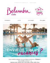 e-mailing - Belambra - 09/2021