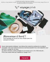  - Marketing relationnel - Bienvenue - Welcome - Voyage privé - 10/2023
