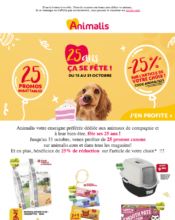 e-mailing - Marketing marque - Anniversaire marque - Animalis - 10/2021
