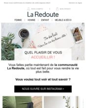 e-mailing - La Redoute - 10/2021