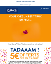 e-mailing - Marketing relationnel - Anniversaire / Fête contact - Cultura - 11/2021