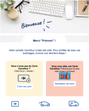  - Marketing relationnel - Bienvenue - Welcome - Carrefour - 10/2023