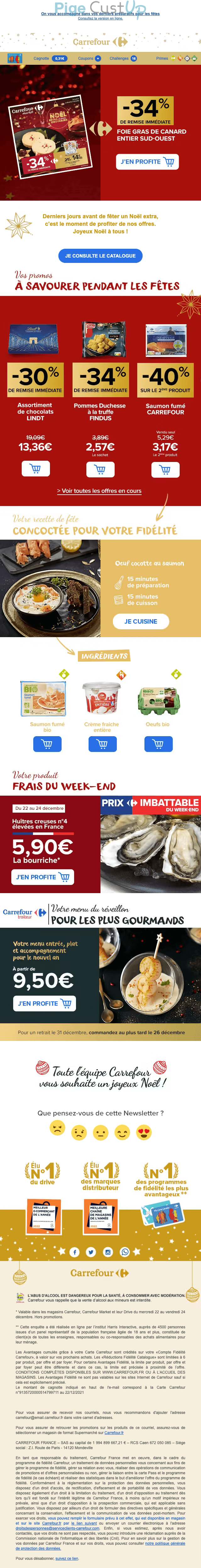 Carrefour - Exemple de e-mailing - 12/2021, 21805