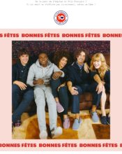 e-mailing - Marketing relationnel - Calendaire (Noël, St valentin, Vœux, …) - Newsletter - Le slip français - 12/2021