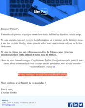 e-mailing - Marketing Acquisition - Relance inactifs - Slimpay - 01/2022