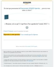 e-mailing - Marketing marque - Appel à contribution - Amazon - 01/2022