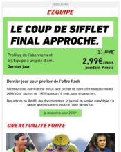 e-mailing - L'Équipe - 02/2022