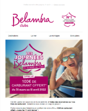 e-mailing - Belambra - 03/2022