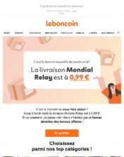 e-mailing - Leboncoin - 03/2022