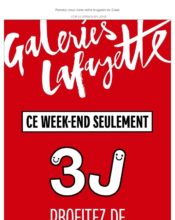 e-mailing - Galeries Lafayette - 03/2022