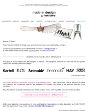 e-mailing - Marketing relationnel - Bienvenue - Welcome - Made in design - 04/2022