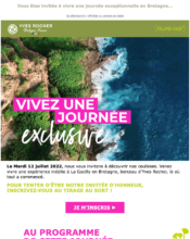 e-mailing - Marketing fidélisation - Animation / Vie du Programme de Fidélité - Yves Rocher - 05/2022