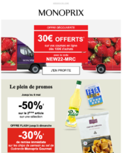 e-mailing - Alimentation - Grande distribution - 04/2022