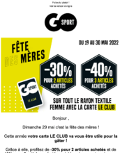 - Marketing relationnel - Calendaire (Noël, St valentin, Vœux, …) - Go Sport - 06/2024