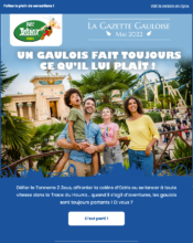 e-mailing - Parc Astérix - 05/2022
