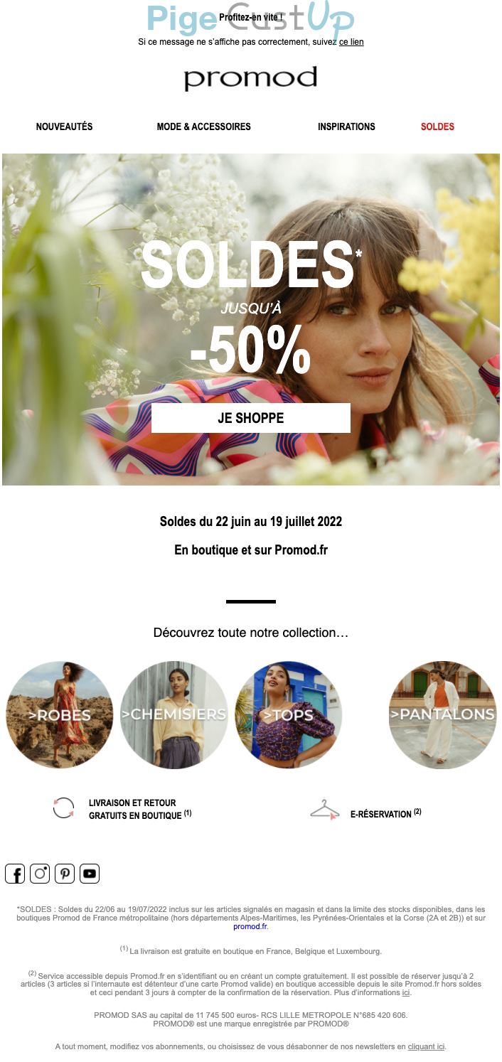 promotions et ventes flash