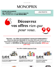 e-mailing - Alimentation - Grande distribution - 06/2022