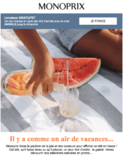 e-mailing - Alimentation - Grande distribution - 06/2022