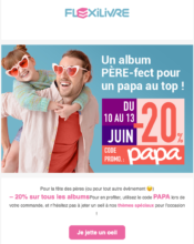 e-mailing - Marketing relationnel - Calendaire (Noël, St valentin, Vœux, …) - Flexilivre - 05/2024